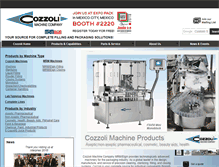 Tablet Screenshot of cozzoli.com